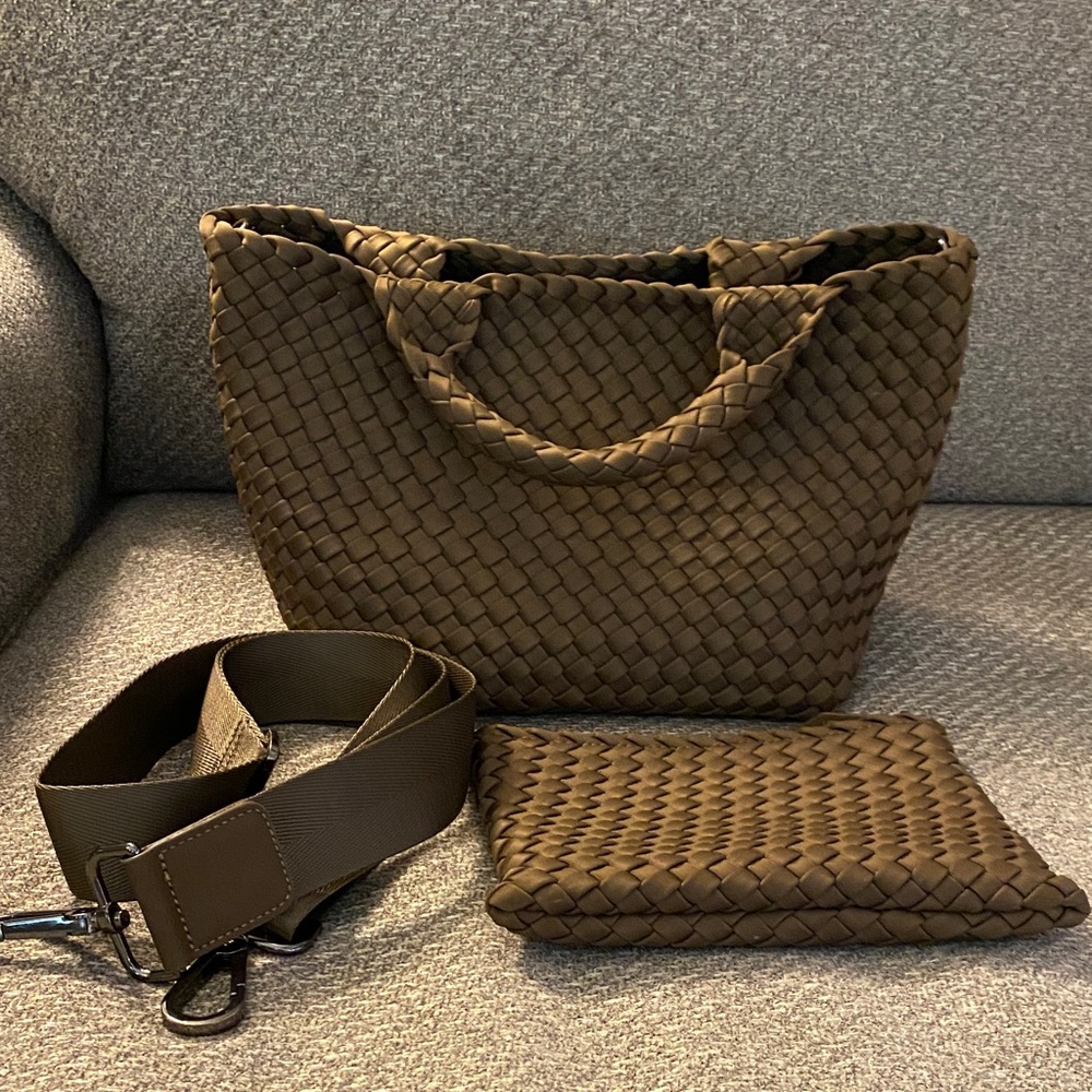 Naghedi small brown St. Barths tote